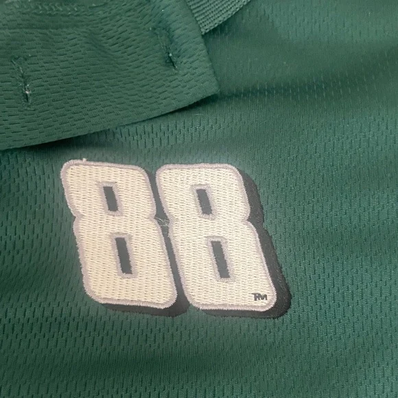 Dale Earnhardt Jr #88 Green and White Men’s Medium Polo Shirt - Picture 4 of 11